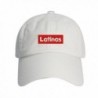 Latinas Dad Hat Cotton Baseball Cap Polo Style Low Profile 12 Colors - White - C218662U53N