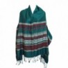 Soft Shimmering Indian Jamwar Silk Pashmina Scarf Wrap Shawl Stole - Teal - C7180D24ARR