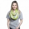 Feriamode Women's Light Weight Colorful Pattern Infinity Scarf - 48 Green - CX11VT3IPM9
