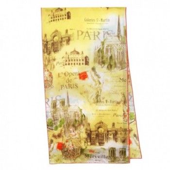 Swhiteme Luxurious Charmeuse Scarf Paris