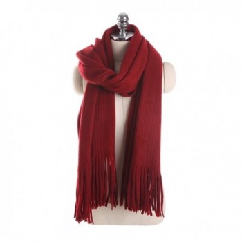 Winter Scarf Soft Elegant Long Fashion Wrap Scarves - D.red Wine - CL186TU57HT