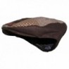 Ted and Jack Tweed Patchwork newsboy Driving Cap With Quilted Lining - Red Buffalo Check - CW12BZBR5HZ