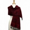 Fashmina Rose Pashmina Shawl Scarf - Dark Red - CN185ZZLHYO