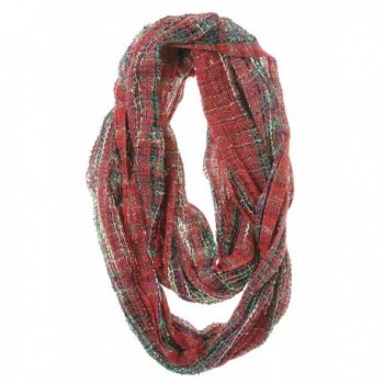 Cejon Mesh Style Scarf (One Size- Red) - CM126MFRBYL