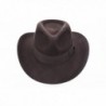Crushable Indiana Outback Safari Western in Men's Fedoras