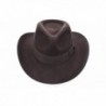 Crushable Indiana Outback Safari Western in Men's Fedoras