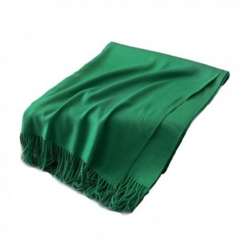 Dream Amy Female Gradient Color Imitation Cashmere Hair Shawls Scarves 250g(2) - Emerald Green - CT1889LS7GO