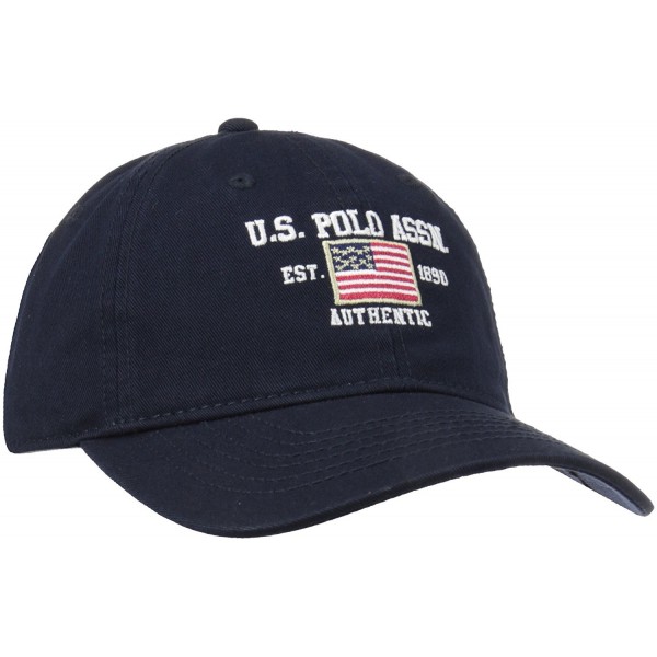 U.S. Polo Assn. Men's Flat Baseball Cap - Navy - CK11FPK0CCD