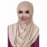Hana's Women's 2 piece Amira Hijab Scarf One Size - Skin - C712MYS0I1G