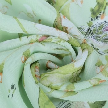 Womens Floral Chiffon Decorative Scarves in Fashion Scarves