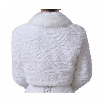 Oncefirst Womens Winter Wedding Jacket in Wraps & Pashminas