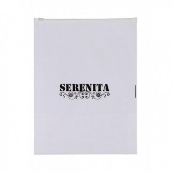 SERENITA Pashmina Border Pattern Silver in Wraps & Pashminas