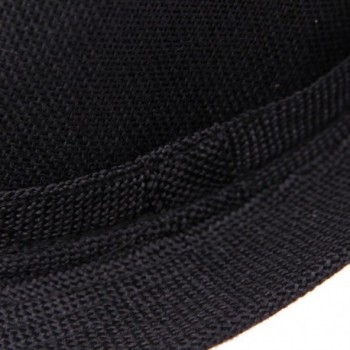 Fedoras Gangster Summer Hat Jazz Caps Black - CN11KYC36UR