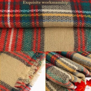 AOFU Winter Blanket Classic Tassel in Fashion Scarves