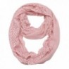 Lightweight Lace Infinity Scarf Women - Pink - C41803U4O5L