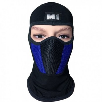 M1 Full Face Cover Balaclava Protection Filter Plain Mask Blue (BALA-FILT-BLUE) - C012DVLL6AN