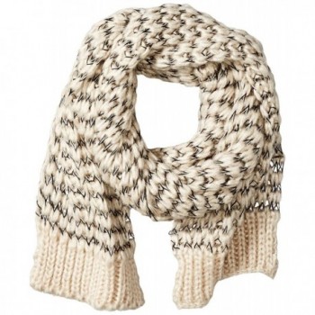 RAMPAGE Women's Loose Knit Oblong Scarf - Ivory - C712HPYKWOT