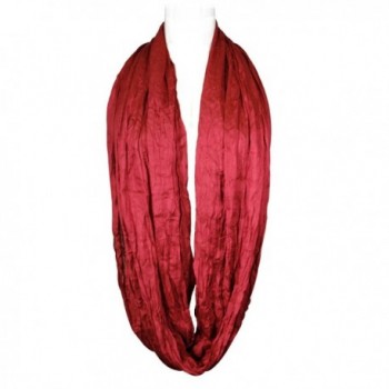 Wrapables Lightweight Silky Infinity Burgundy