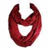 Wrapables Lightweight Silky Infinity Burgundy in Fashion Scarves