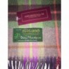 Scarf Merino Lambswool Purple Green