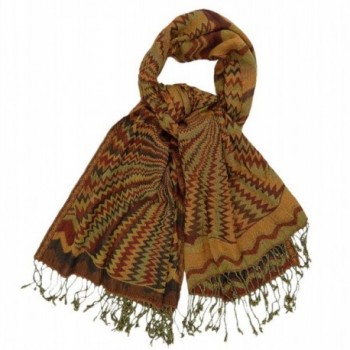 Collection XIIX Women's Multi Patterned Fringed Shawl Wrap - Red Robin - CE110YT3989