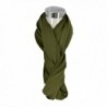 HERRICO Solid Color Cotton Scarves Ladies Circle Neck Warmer Wraps Loop Scarf Snood - Army Green - CV12C2QVNR5