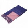 VOCHIC Double Layered Solid Tassel in Wraps & Pashminas