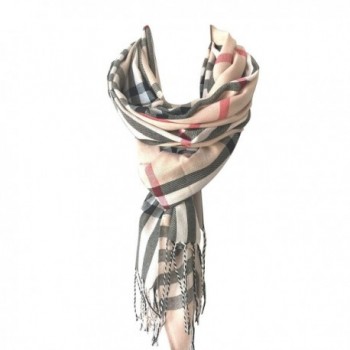 Women Pashmina Scarf Checker Pattern