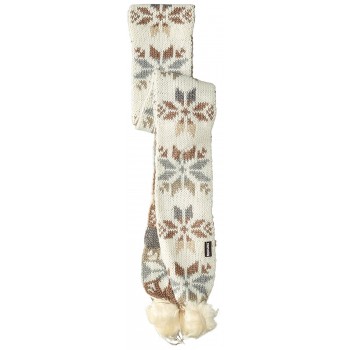 Luks Womens Snowflake Scarf Ivory