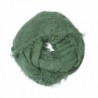 Riah Fashion Women's Soft Fall Infinity Scarf - Green - CG188047YES