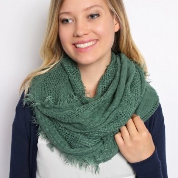 Riah Fashion Infinity Scarf Green in Fashion Scarves