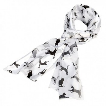 Black and White Cat Scarf - CF11M2FIUNR