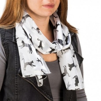 Black and White Cat Scarf