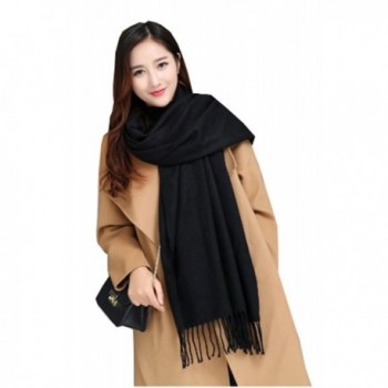 Syning Women Fashion Large Scarf with Tassel Long Shawl - Color2 - CW187CSWSM5
