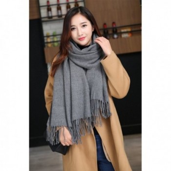 Syning Women Fashion Large Tassel in Cold Weather Scarves & Wraps