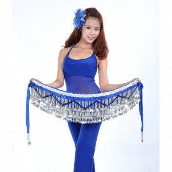 AvaCostume Belly Silver Dangling Tassels