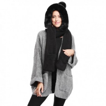 Bellady Winter Hoodie Gloves Earflap in Fashion Scarves