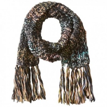 Screamer Women's Katy Scarf - Black/Charcoal/Melon - C111YKL2YP1