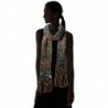 Screamer Womens Scarf Black Charcoal in Cold Weather Scarves & Wraps