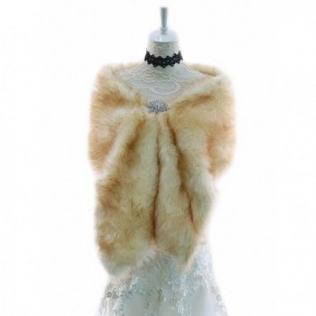 Bridalvenus Wedding Fur Wraps and Shawls-Fur Stoles and Scarves for Women - CH12N25S3I7