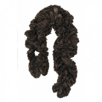 Womens Faux Fur Scarf Scrunchie in Fashion Scarves