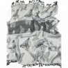 Lovarzi Womens Silver Butterfly Scarf