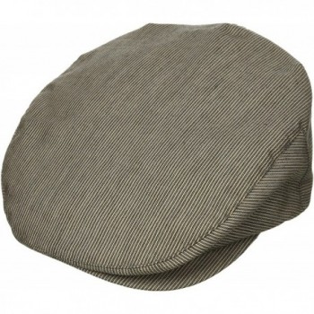 Brixton Men's Barrel Classic Driver Cap - Grey Stripe - C312NUG7BZC