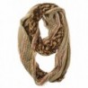Collection Eighteen Women's Sequin Multi Pattern Infinity Scarf (OS- Rose Dust) - CH11QXHDCY7