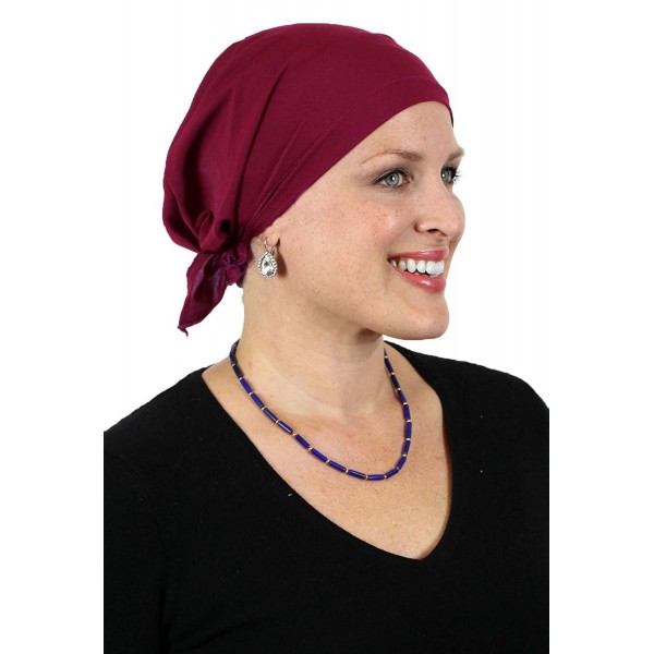 Celeste Scarves Cancer Headwear BURGUNDY - Burgundy - CV12N45IMRN