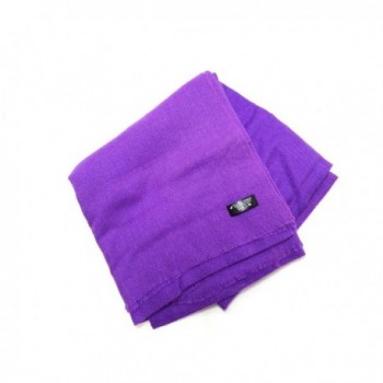 100% Cashmere Lightweight Soft Scarf Natural Dyes from Nepal - Violet - C0186OQGZA5