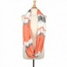 Infinity Lightweight Figure Orange Accessory in Fashion Scarves