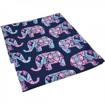 Floral Elephant Print Infinity Scarf in Fashion Scarves