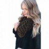 Women's Winter Fall Net Knit Infinity Scarf Cowl Wrap Scarves YS-3684 - Dark Olive - CK188G5U8QG