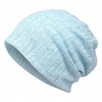 Jemis Women's Chemo Hat Beanie Scarf Liner for Turban Hat Headwear for Cancer - Azure - C0187DOLCDM